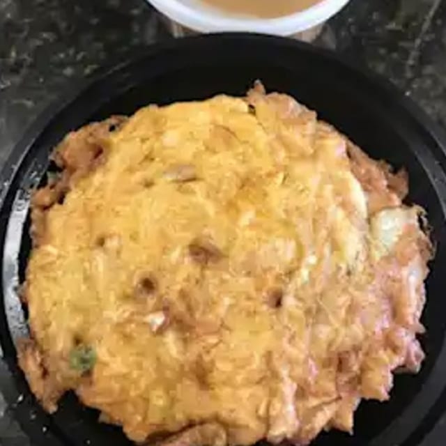 Chicken Egg Foo Young 鸡蓉蛋.