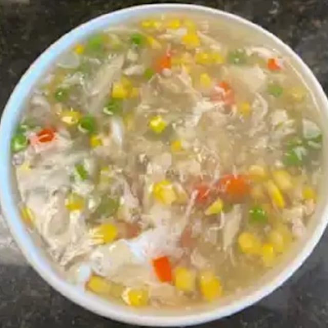 Quart Chicken Corn Soup 鸡玉米汤.