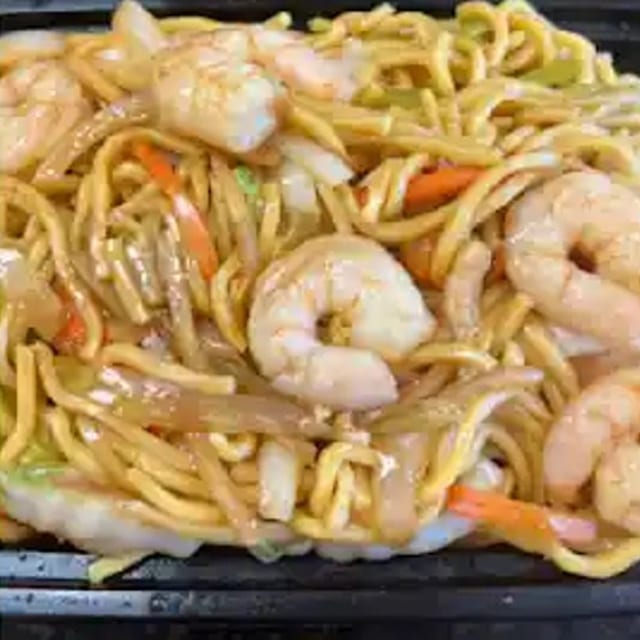 Shrimp Lo Mein 虾捞面.