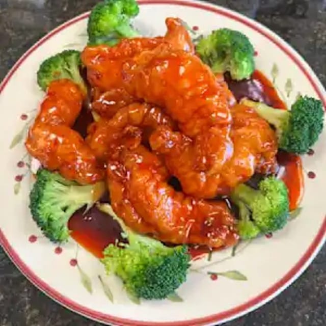 General Tso's Shrimp 左宗虾.