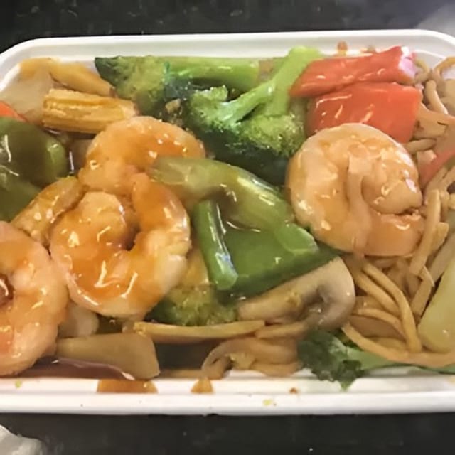 Shrimp with Mixed Vegetables Combo 杂菜虾.