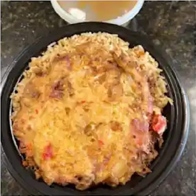 Pork Egg Foo Young 叉烧蓉蛋.