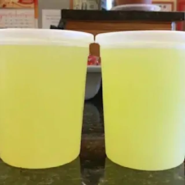 Quart of Homemade Lemonade 自作柠檬茶.