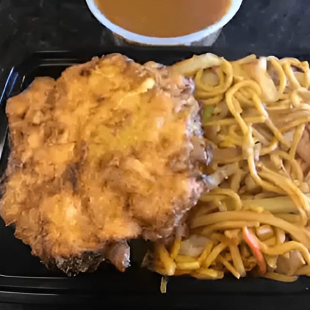 Chicken Egg Foo Young Combo 鸡蓉蛋.