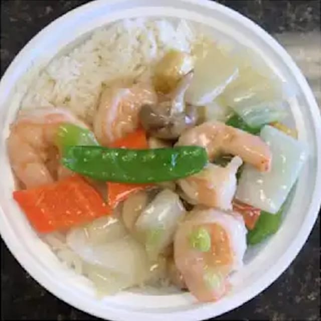 Shrimp with Chinese Vegetable 白菜虾.