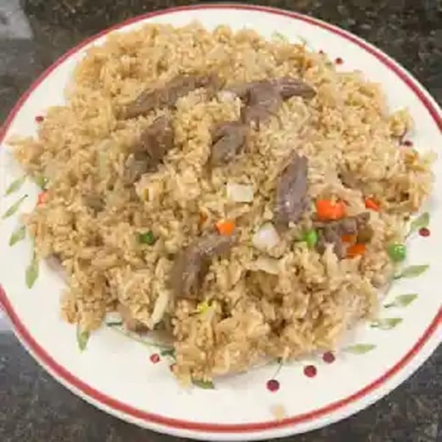 Beef Fried Rice 牛炒饭.