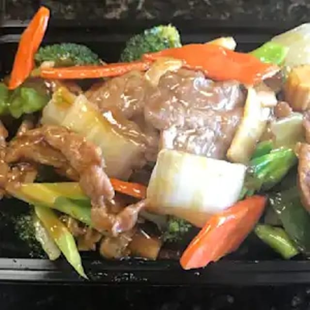 Beef with Mixed Vegetable 杂菜牛.