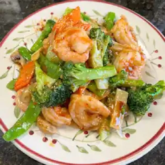 Shrimp with Garlic Sauce 鱼香虾.