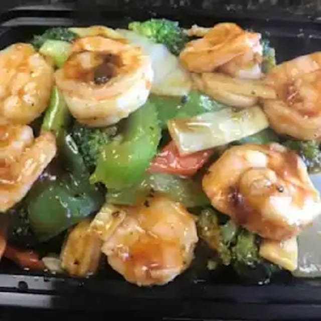 Shrimp with Black Bean Sauce 豆豉虾.