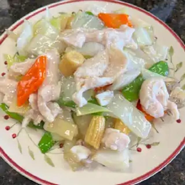 Chicken with Chinese Vegetables 白菜鸡.