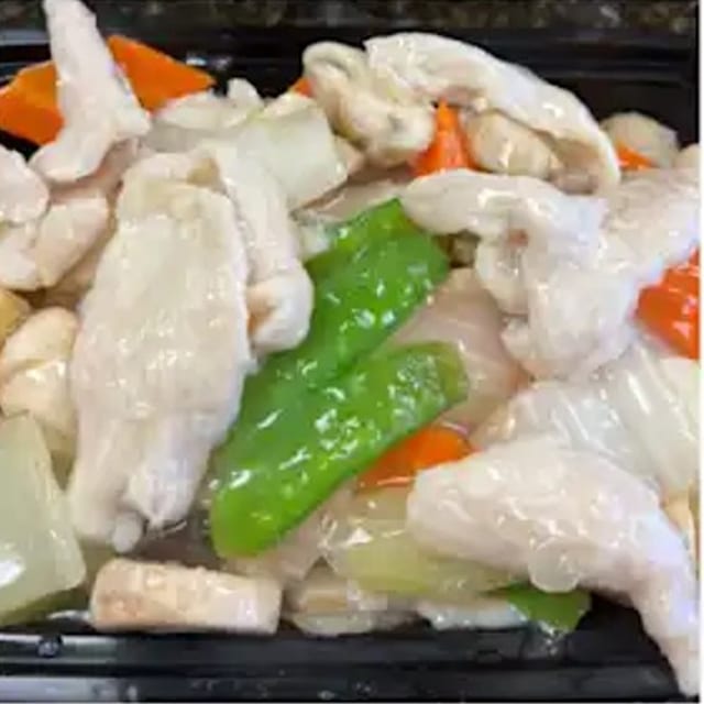 Moo Goo Gai Pan 磨菇鸡片.