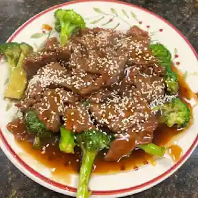 Teriyaki Beef 铁板牛.