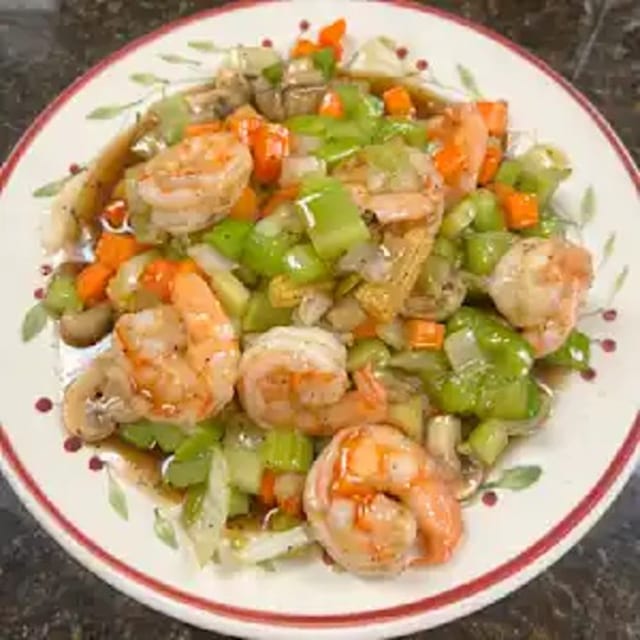 Black Pepper Shrimp (New) 黑椒虾.