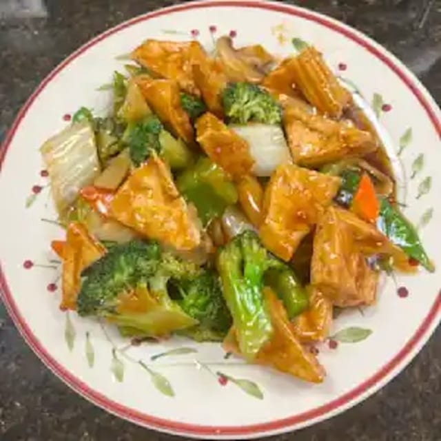 Bean Curd with Mixed Vegetables 杂菜豆腐.