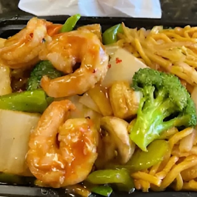 Shrimp with Szechuan Style Combo 四川虾.
