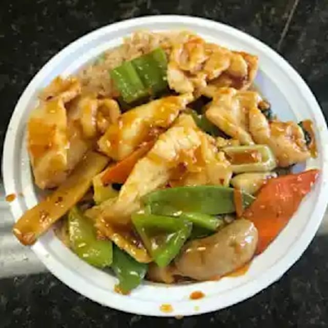 Chicken with Garlic Sauce 鱼香鸡.