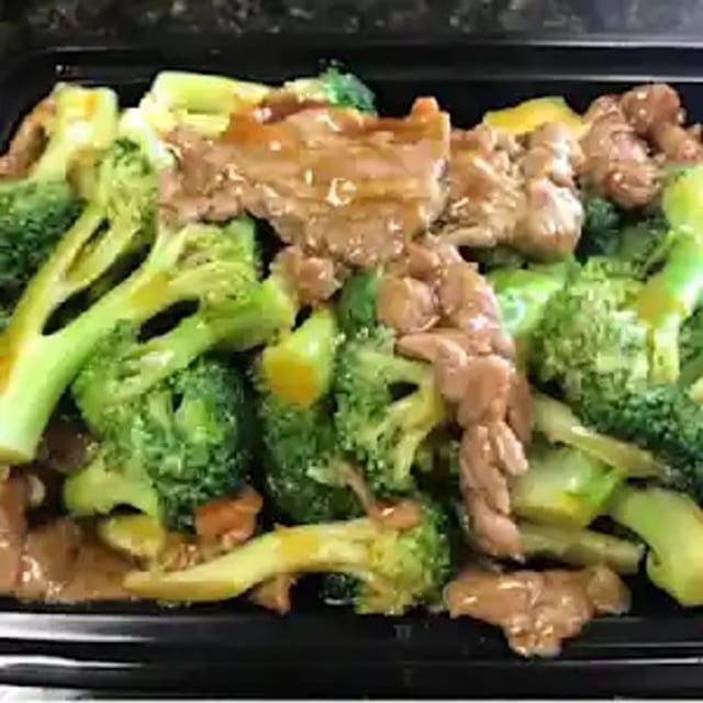 Beef with Broccoli 芥兰牛.