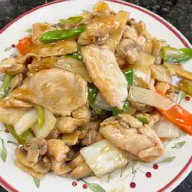 Mushrooms Chicken 磨菇鸡.