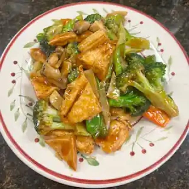 Bean Curd with Black Bean Sauce 豆豉豆腐.