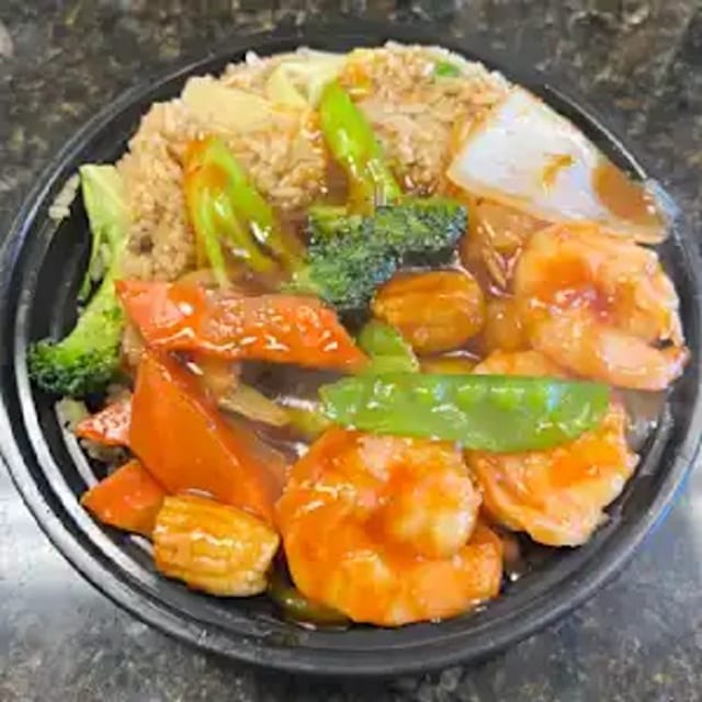 Shrimp with Szechuan Sauce 四川虾.