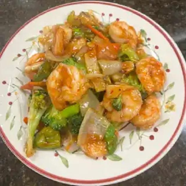 Shrimp Szechuan Style 四川虾.